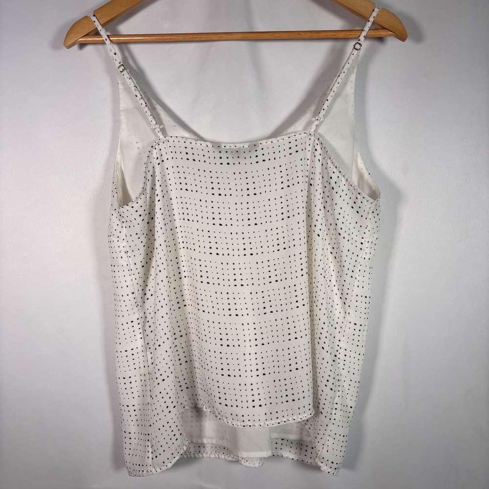 Banana Republic Polka Dot Tank Top Womens Medium Modern Classic Layer Office - Picture 2 of 7